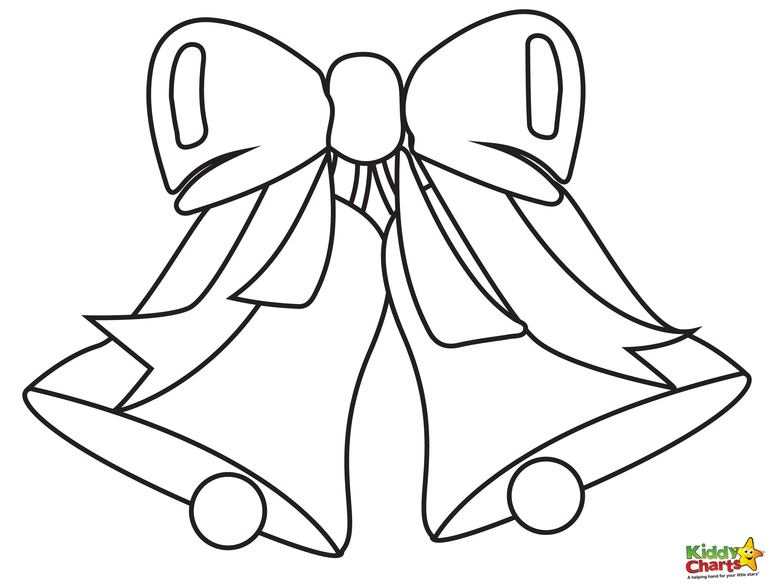2704x2054 Christmas Bells Coloring Pages
