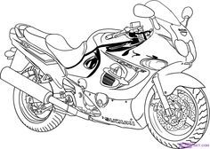 236x168 Tattoo Coloring Pages How To Draw A Sport Bike, 2006 Suzuki