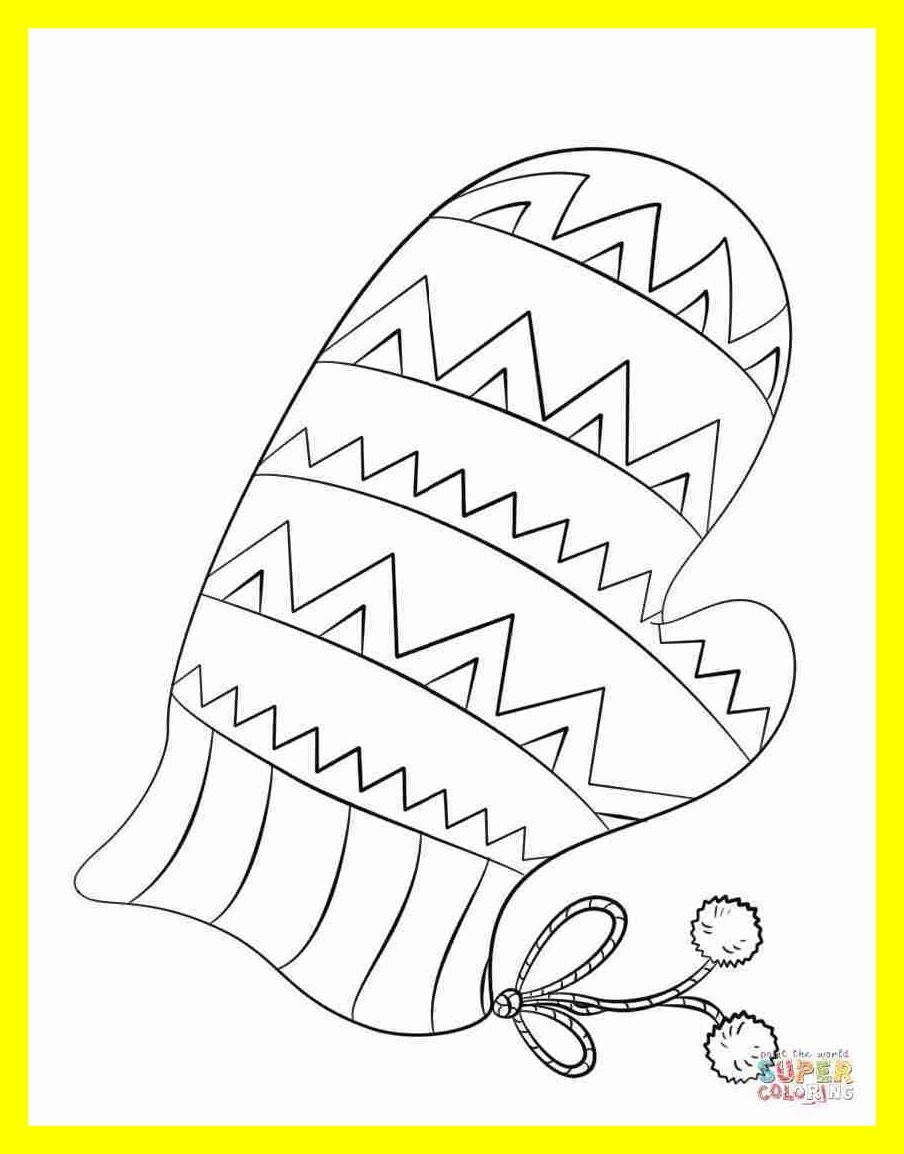 904x1154 Stunning Mitten Coloring Page For Winter Of At Olegratiy Image
