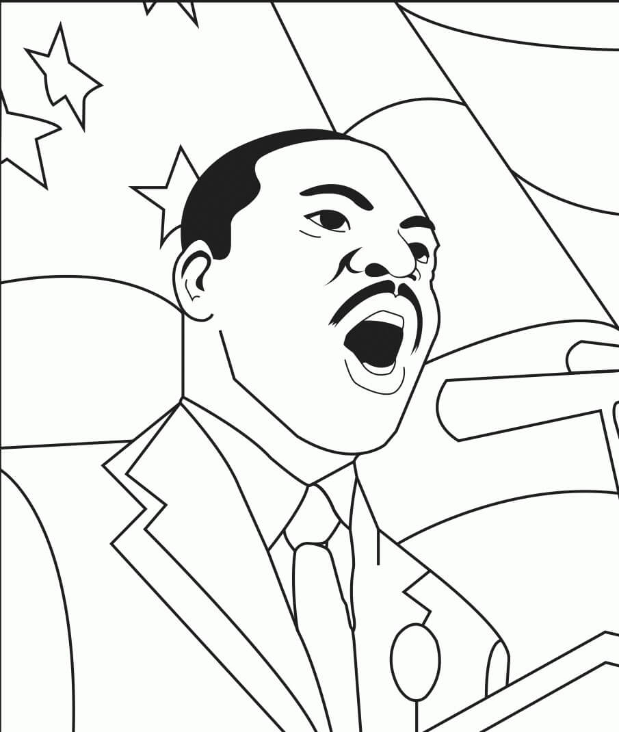 905x1070 Free Printable Martin Luther King Jr Day Coloring Pages (Mlk Day