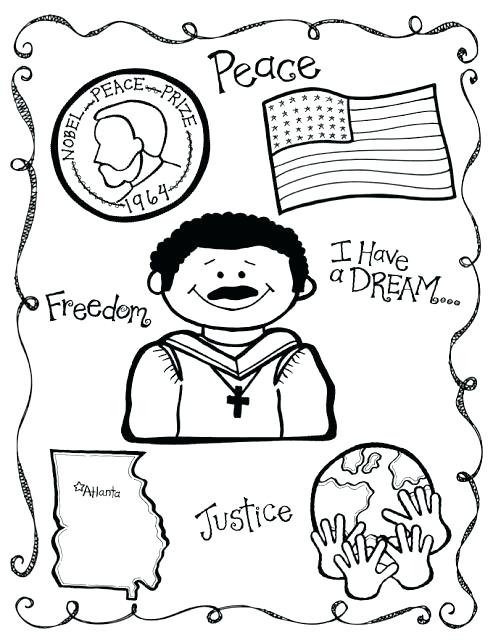 493x640 Mlk Jr Coloring Pages Martin King Jr Coloring Pages Free Martin