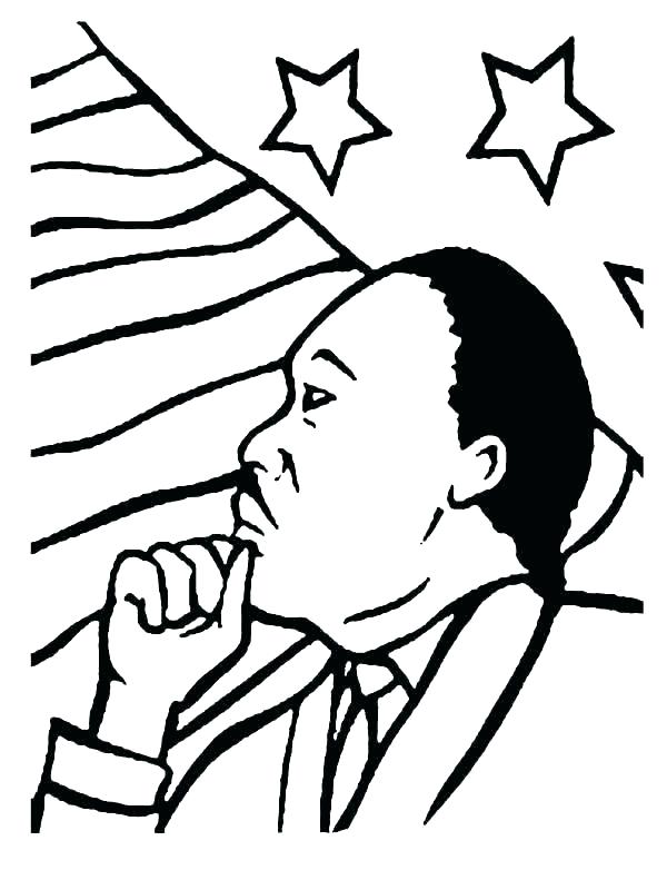 600x800 Mlk Jr Coloring Pages Martin Luther King Jr Coloring Page I Have