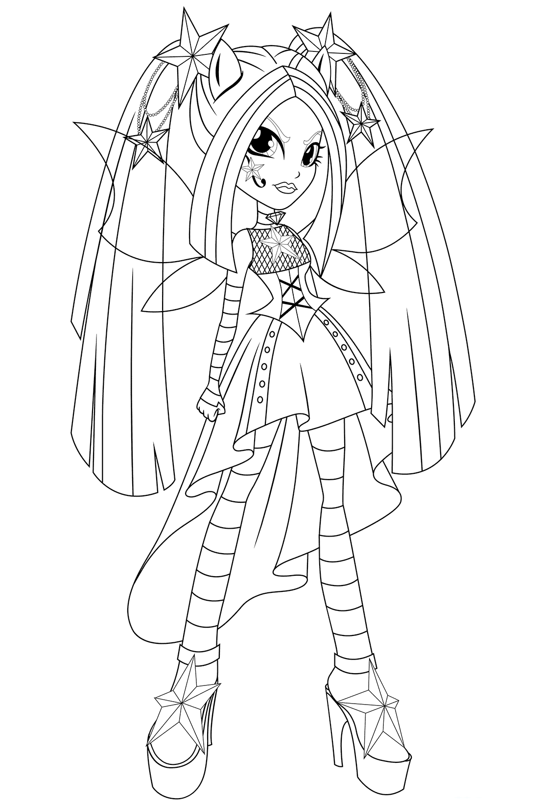 1105x1645 My Little Pony Equestria Girls Colouring Pages 3 Colorings' World