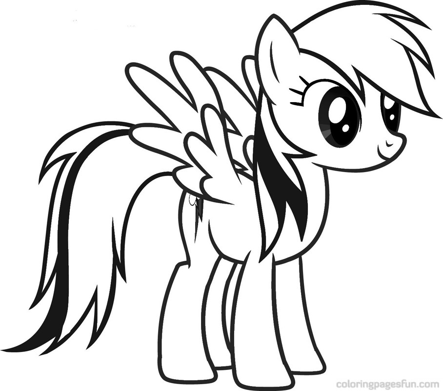 908x800 My Little Pony Rainbow Dash Coloring Pages