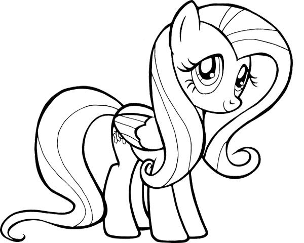 600x480 Fluttershy Coloring Pages Fluttershy Coloring Pages Best Coloring