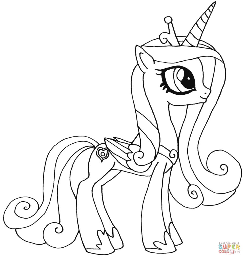 My Little Pony Coloring Pages Princess Celestia 1 968x1024 My Little Pony Coloring Pages Princess Celestia 1