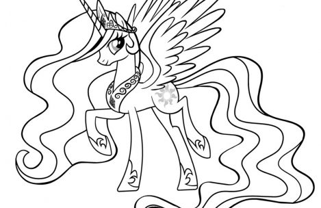 My Little Pony Coloring Pages Princess Celestia Just Colorings 469x304 My Little Pony Coloring Pages Princess Celestia Just Colorings
