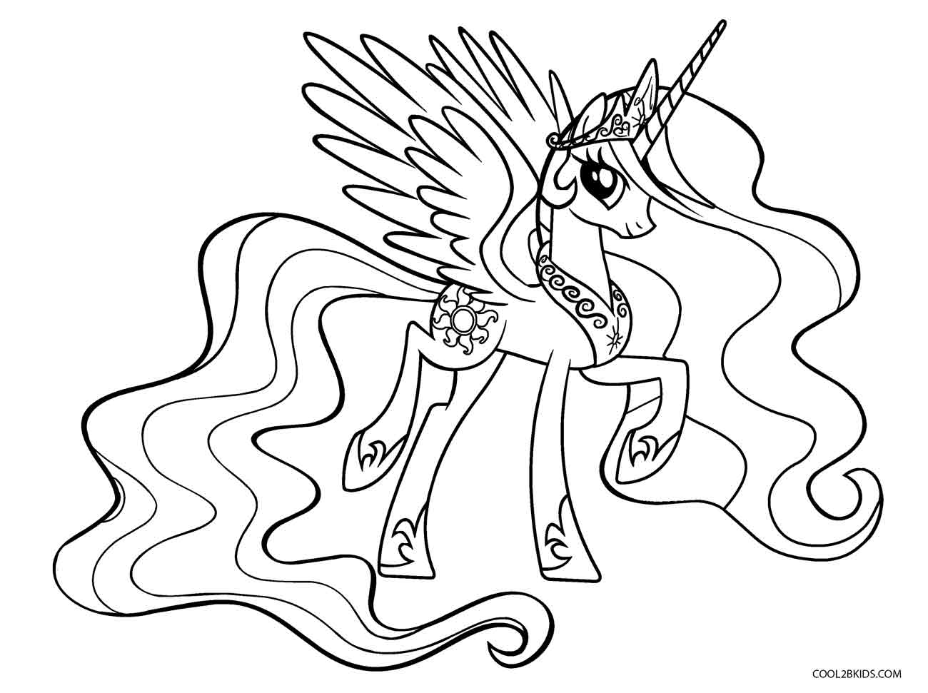 My Little Pony Color Pages 1300x971 My Little Pony Color Pages