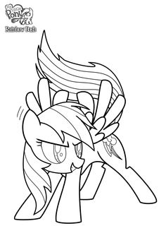 236x330 My Little Pony Coloring Pages Rainbow Dash For Kids Coloring