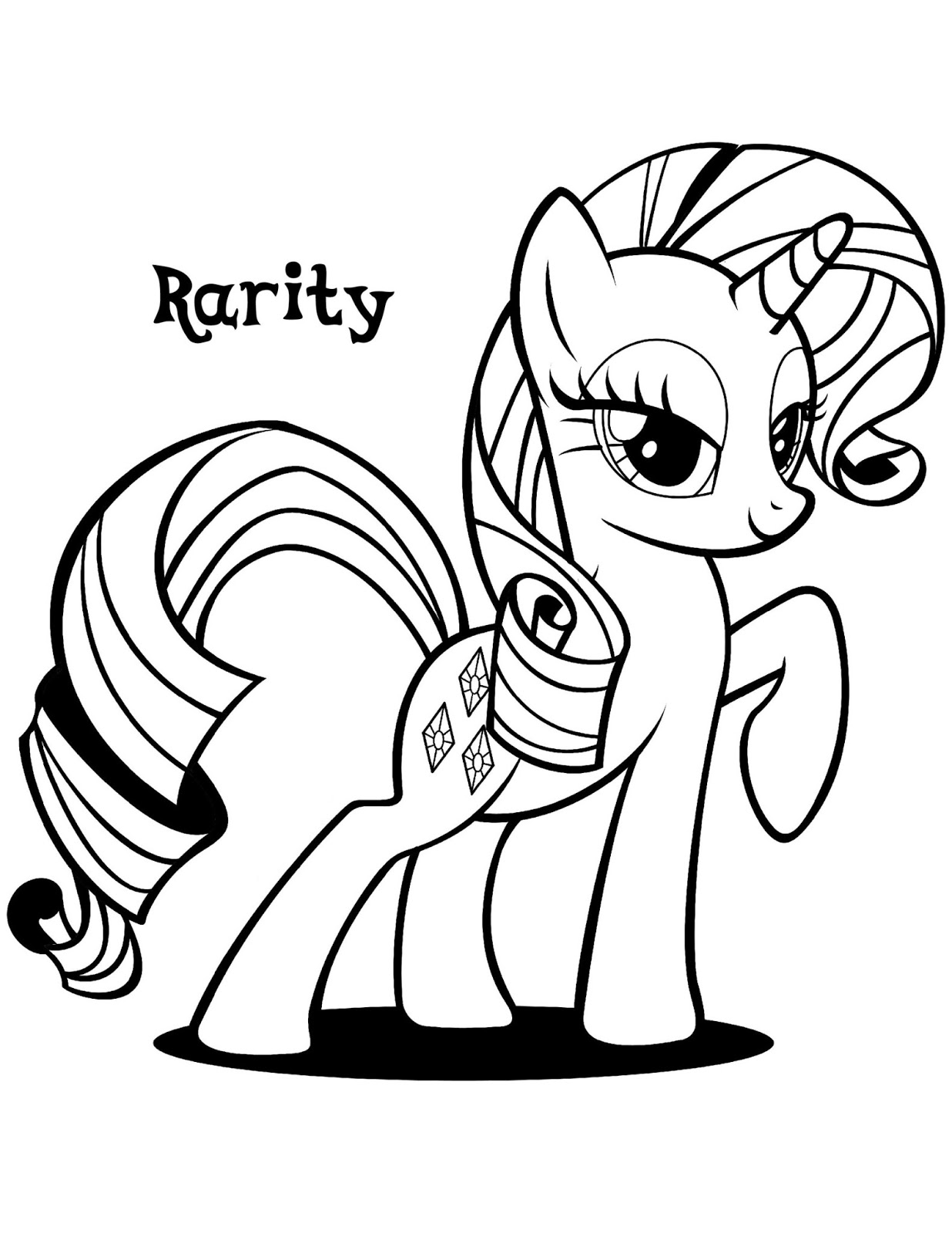 Best Rarity My Little Pony Coloring Pages Free 340 Printable 1236x1600 Best Rarity My Little Pony Coloring Pages Free 340 Printable