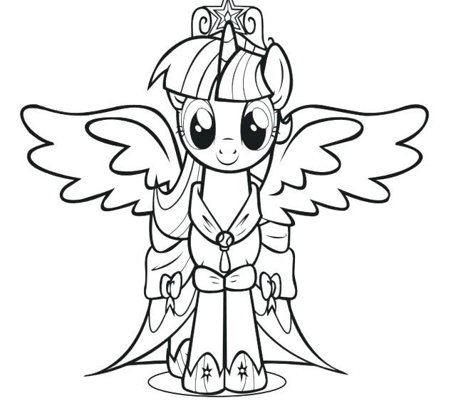 640x562 My Little Ponies Coloring Pages My Little Pony Friendship Is Magic