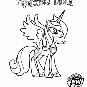 Mlp Luna Coloring Pages