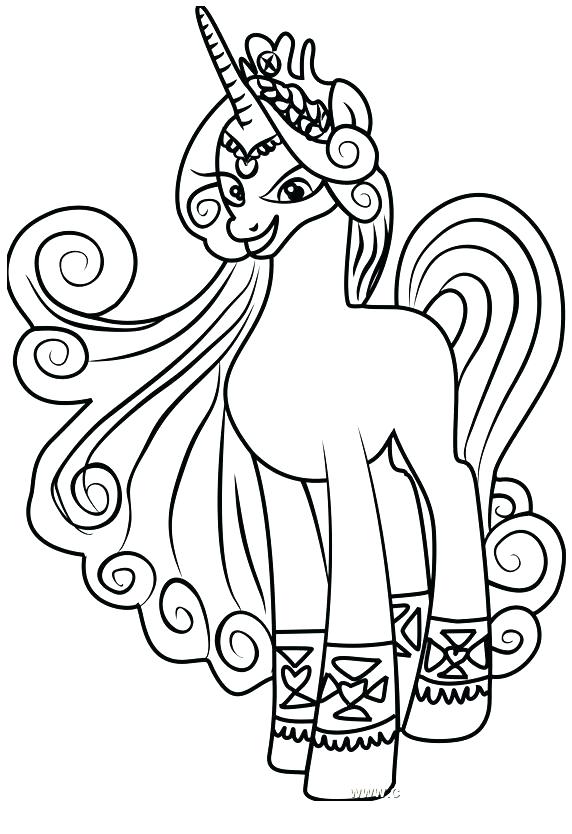 572x834 My Little Pony Princess Luna Coloring Pages Rarity Cadence Filly
