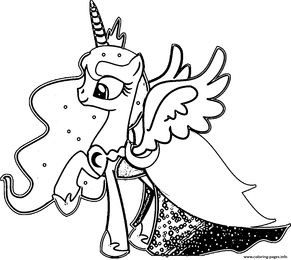 1203x1074 Princess Luna Coloring Page Best Of Princess Luna Little Pony