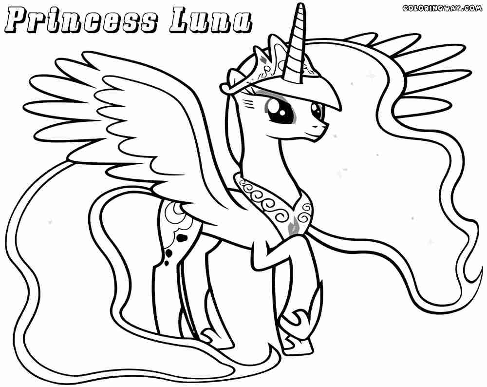 1000x794 Princess Luna Coloring Pages To Download And Print Incredible