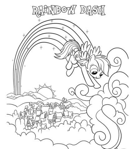 My Little Pony Coloring Pages 430x479 My Little Pony Coloring Pages
