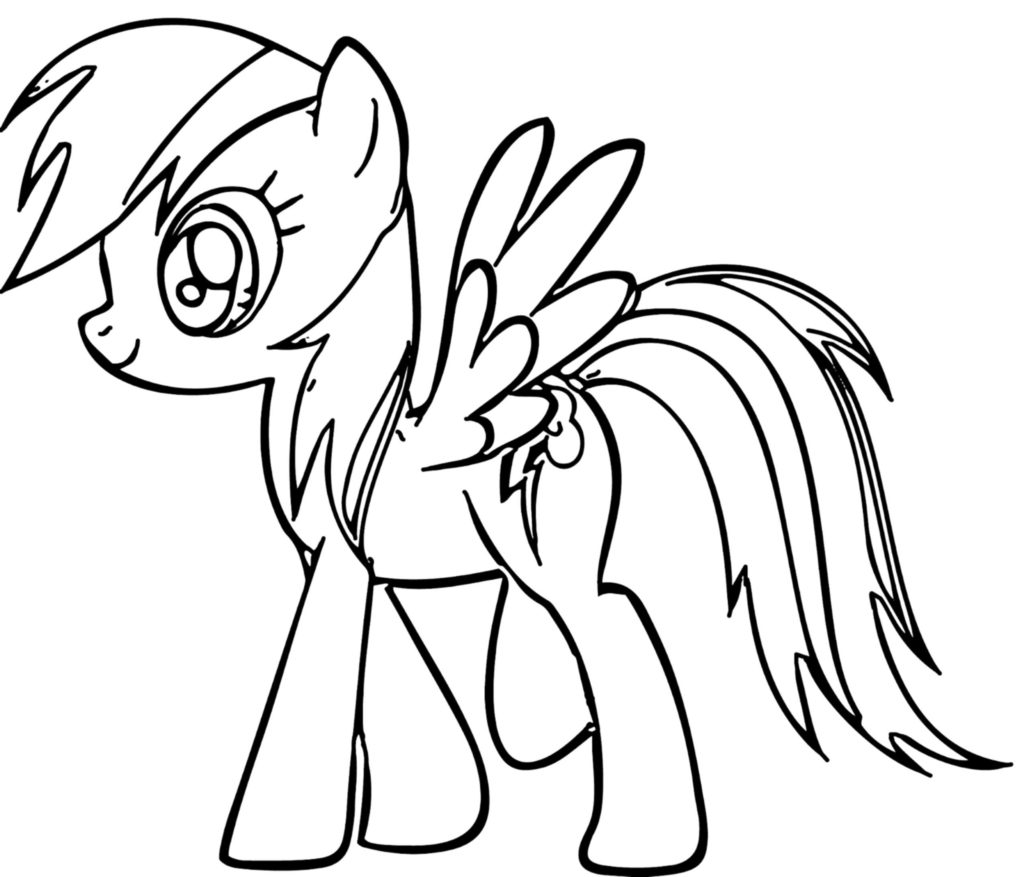My Little Pony Rainbow Dash Coloring Pages Best For Kids Page 1024x877 My Little Pony Rainbow Dash Coloring Pages Best For Kids Page