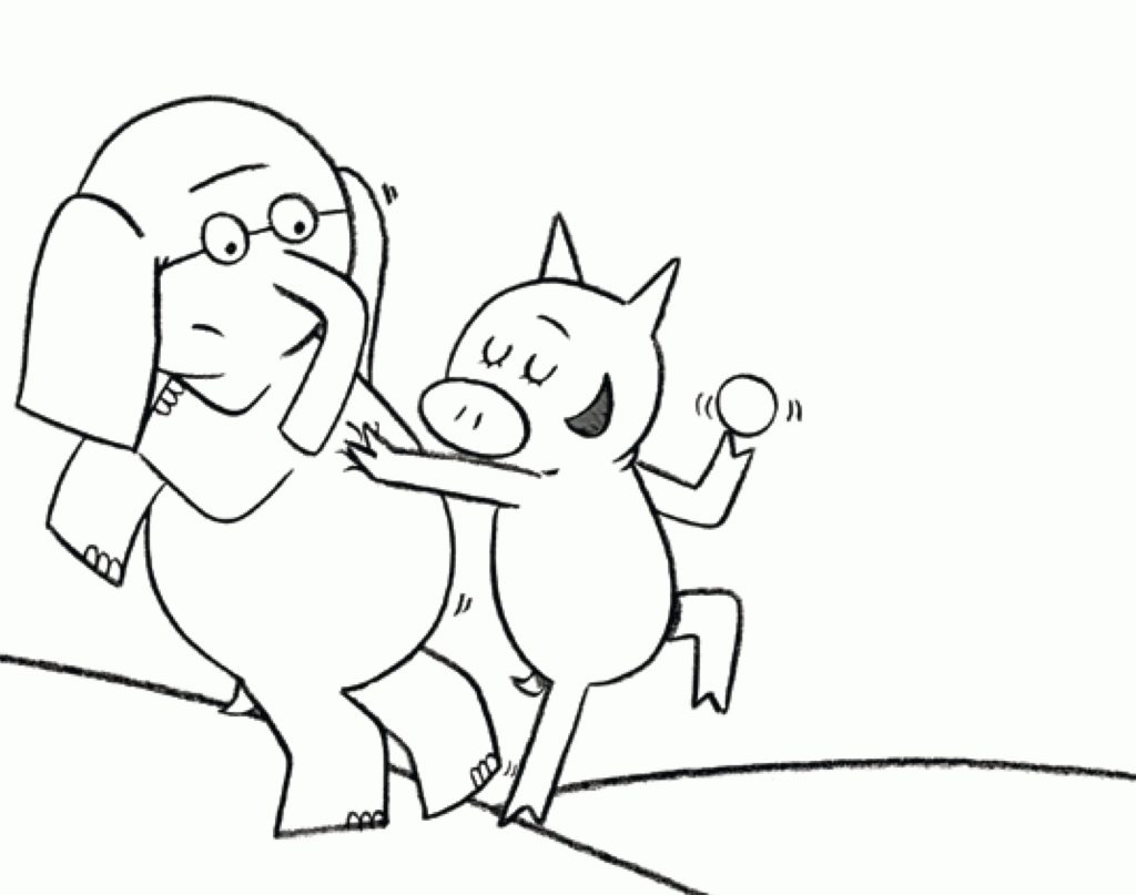 Mo Willems Elephant And Piggie Coloring Pages Now 1024x807 Mo Willems Elephant And Piggie Coloring Pages Now