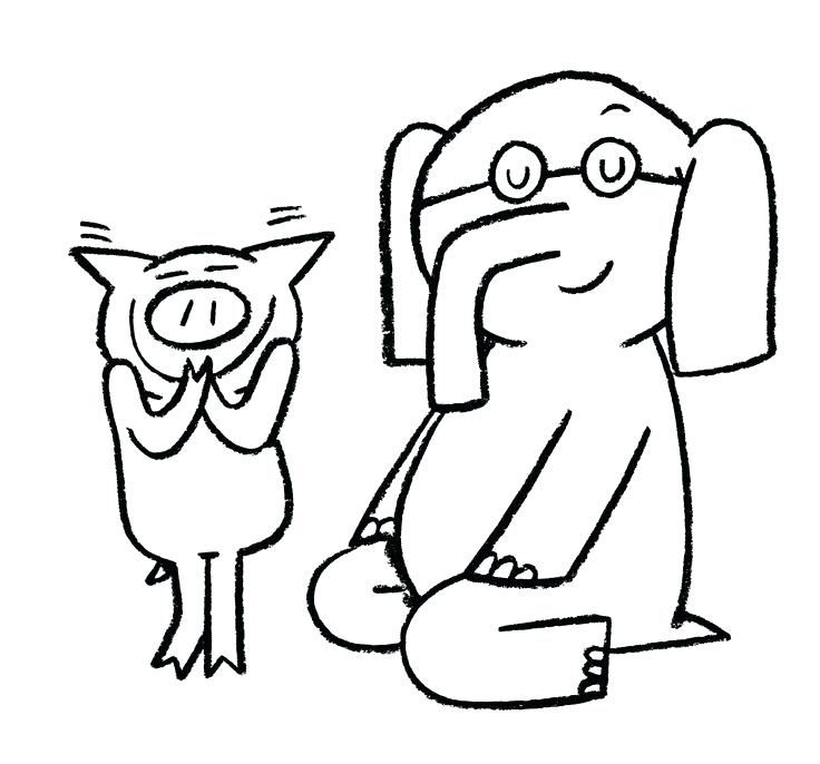 Amazing Amazing Mo Willems Coloring Pages Online Elephant And Page 736x686 Amazing Amazing Mo Willems Coloring Pages Online Elephant And Page