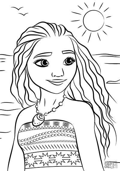 Moana Coloring Pages