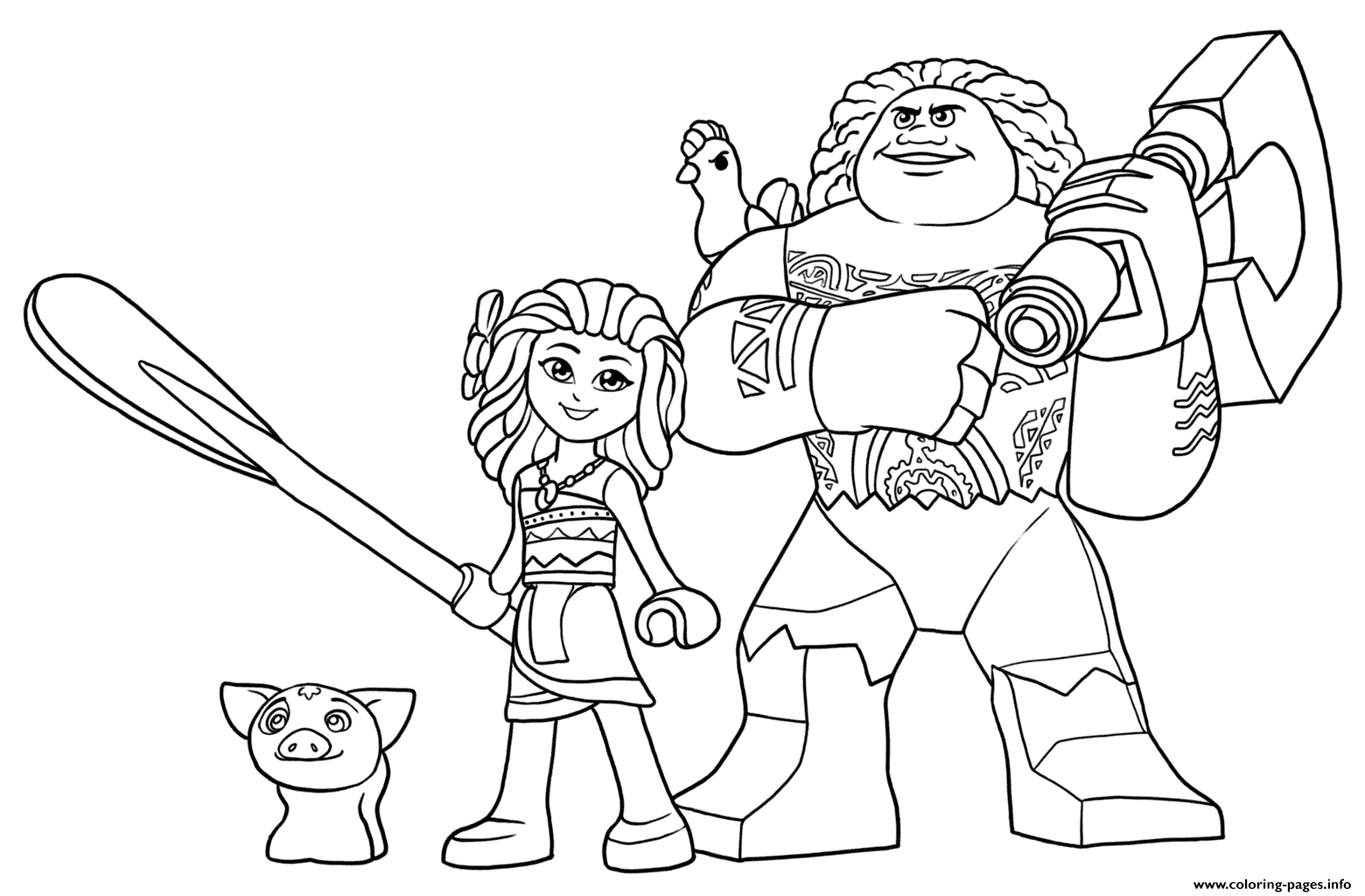 Lego Moana And Maui Coloring Pages Printable 1560x1024 Lego Moana And Maui Coloring Pages Printable