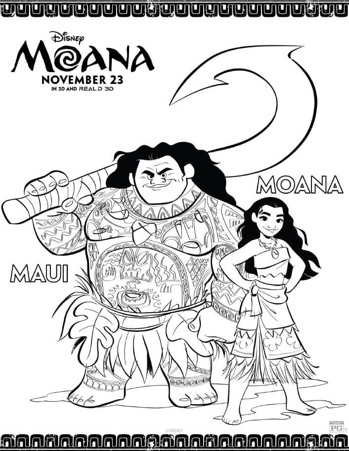 Moana Coloring Pages 706x913 Moana Coloring Pages