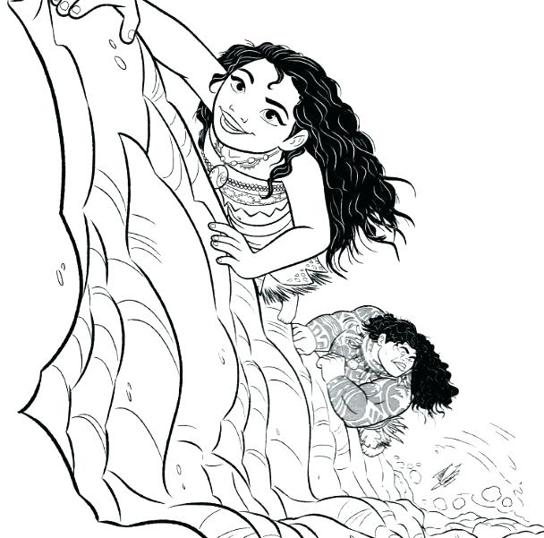 608x601 Moana Coloring Pages And Coloring Pages Moana Coloring Pages Free