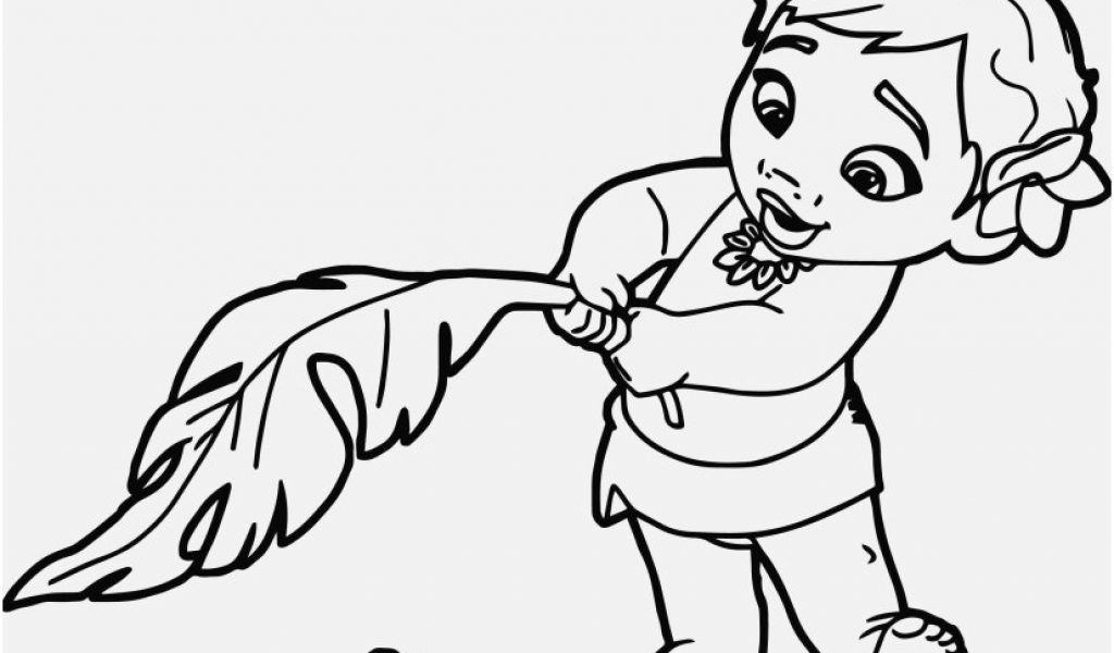 1024x600 Moana Coloring Pages Concept Baby Moana Coloring Page Free