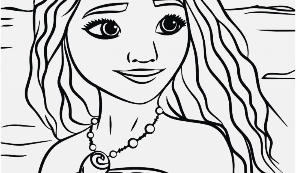 1024x600 Moana Coloring Pages Printable Collection Princess Coloring Page