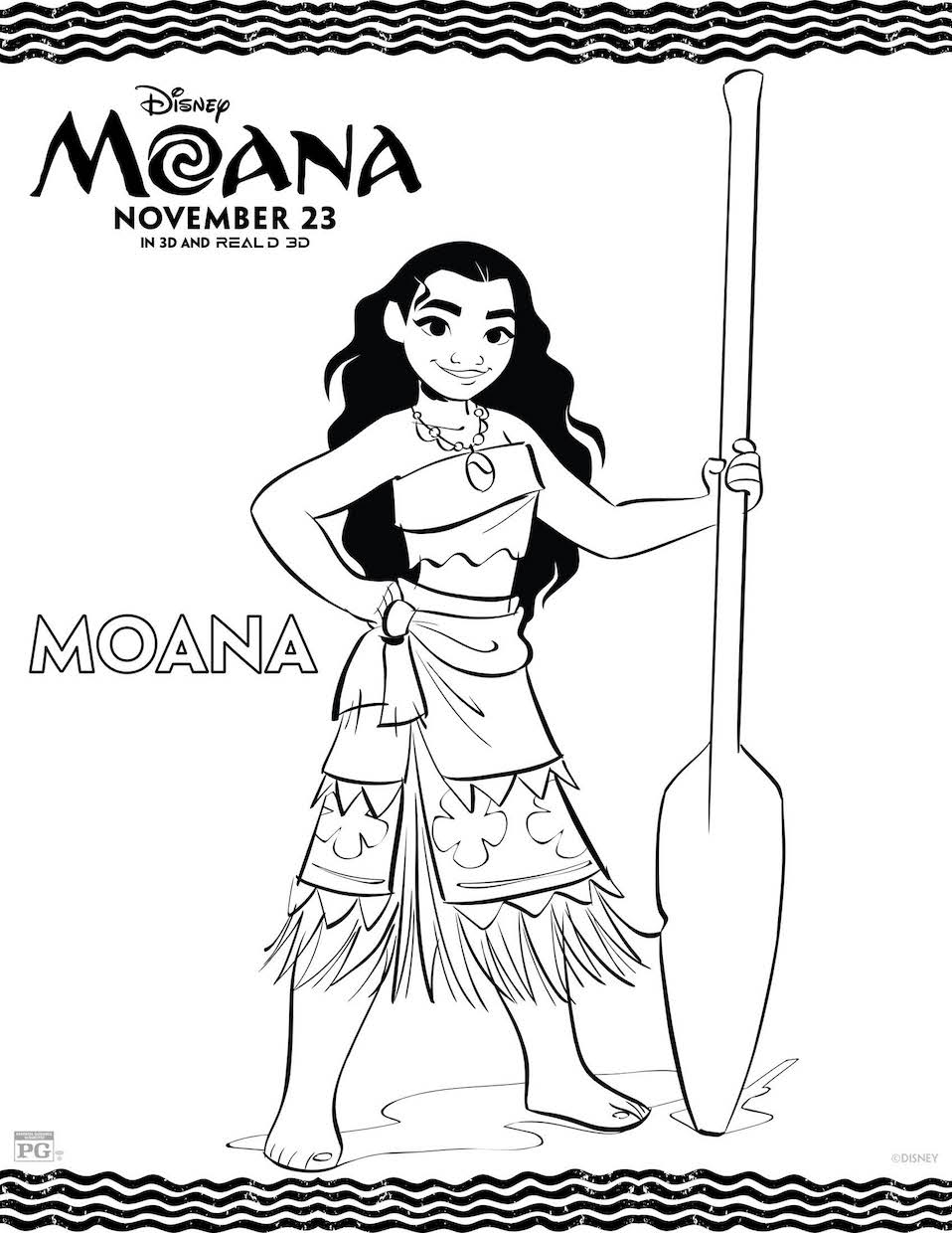 958x1240 Disney's Moana Coloring Pages Amp Activity Sheet Printables