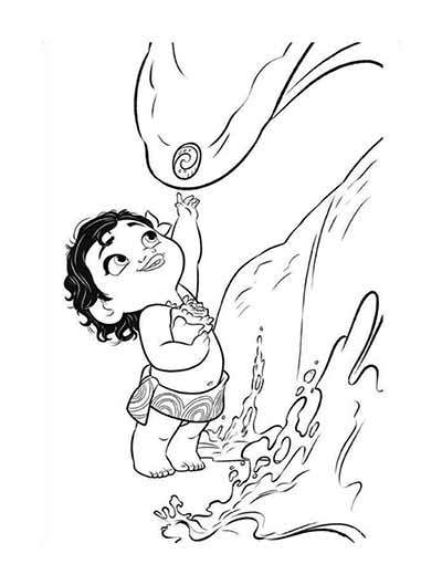 400x529 59 Moana Coloring Pages (Updated May 2018)