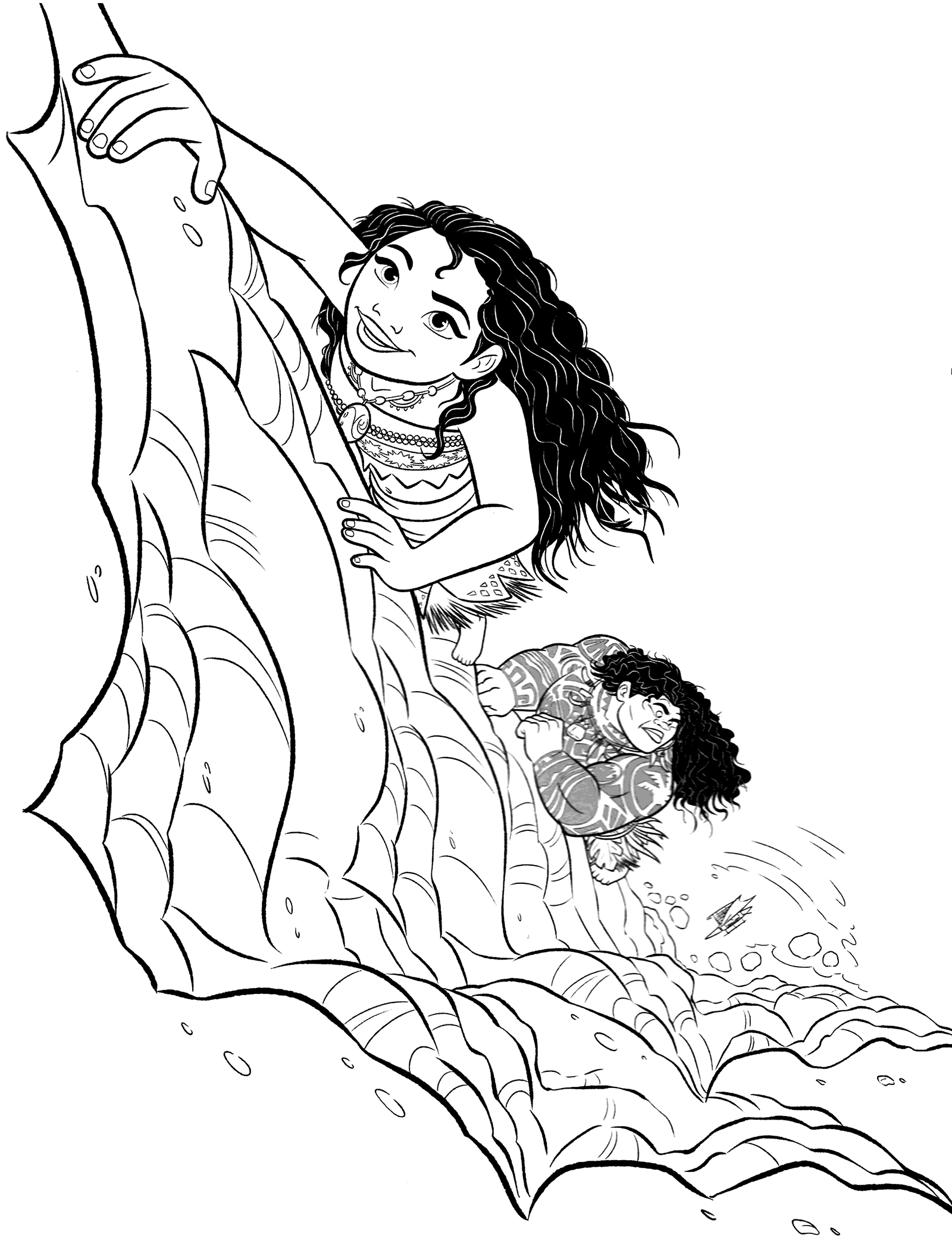 Moana Coloring Pages 1600x2090 Moana Coloring Pages