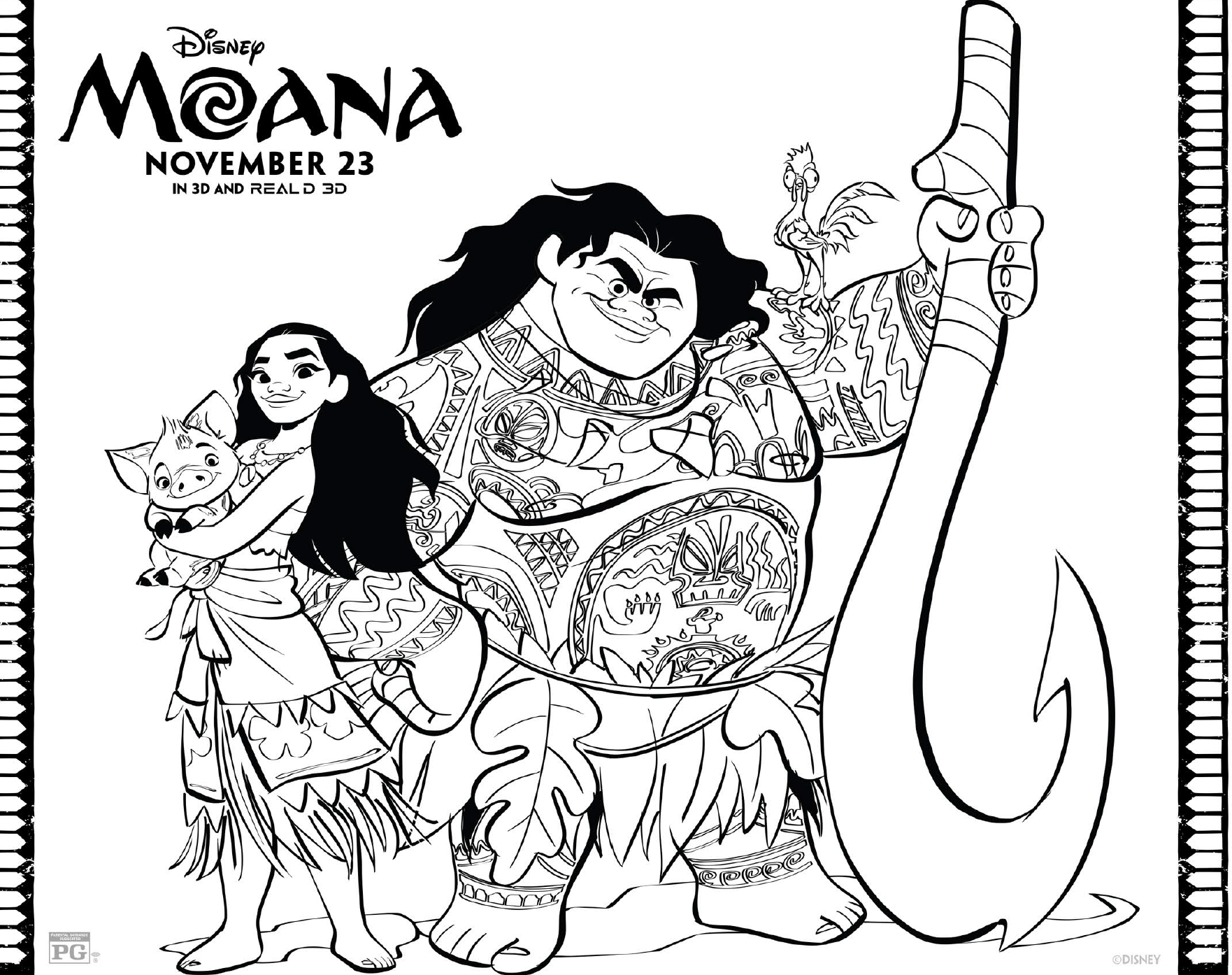 Free Moana Coloring Pages Download Printables Here 1762x1394 Free Moana Coloring Pages Download Printables Here