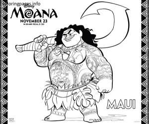 Moana Coloring Pages Maui Moana Printables Escuela 300x250 Moana Coloring Pages Maui Moana Printables Escuela