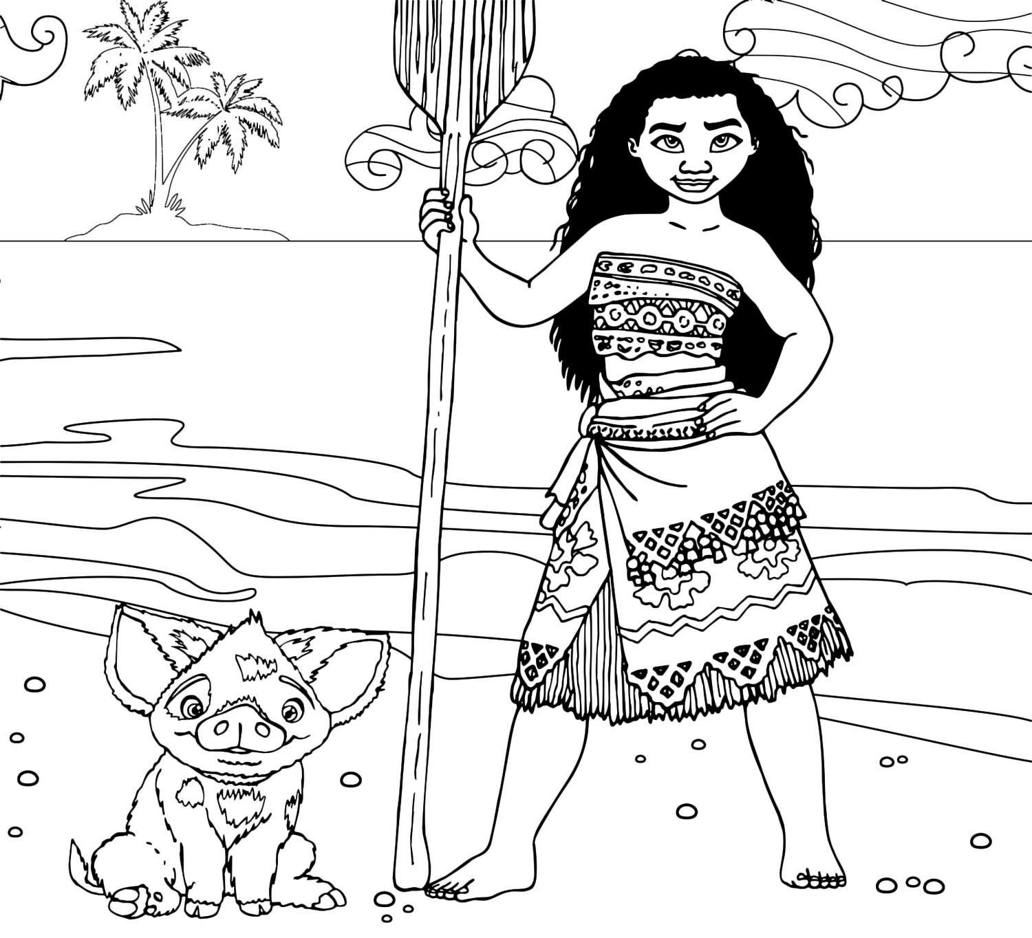 Moana Disney Coloring Page To Print Disney Coloring Pages 1500x1364 Moana Disney Coloring Page To Print Disney Coloring Pages