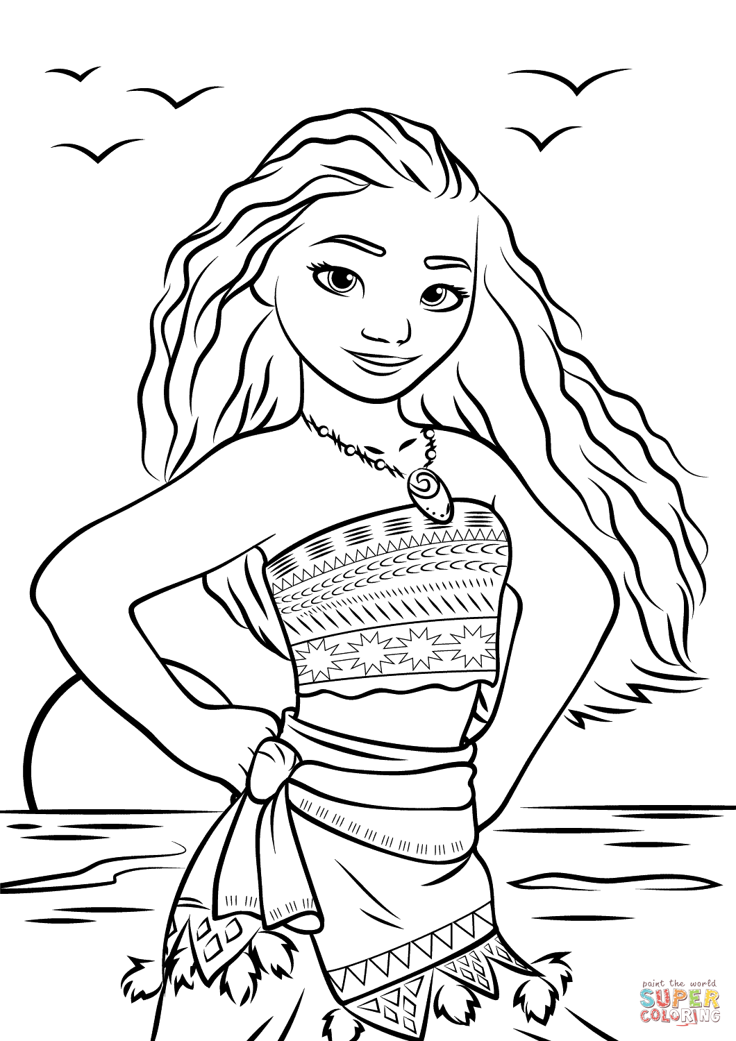 Moana Waialiki Coloring Page Free Printable Coloring Pages 1060x1500 Moana Waialiki Coloring Page Free Printable Coloring Pages