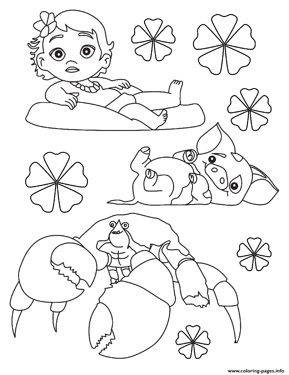 Pioneering Baby Moana Coloring Pages Page Free Line To Print 927x1200 Pioneering Baby Moana Coloring Pages Page Free Line To Print