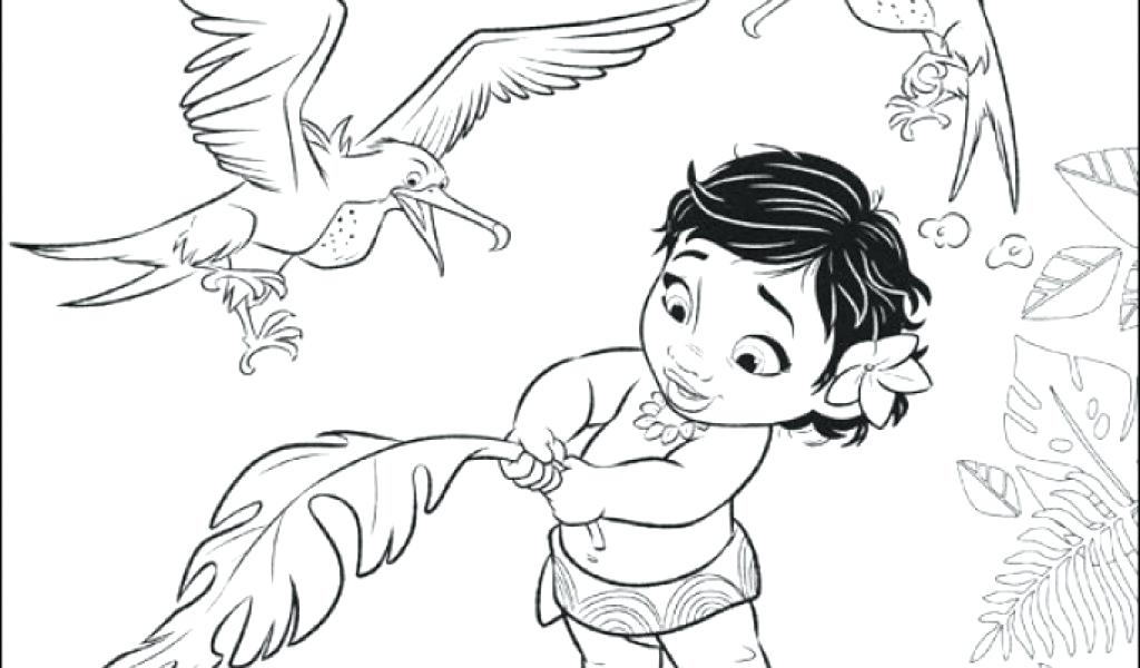 Moana Coloring Pages Disney 1024x600 Moana Coloring Pages Disney
