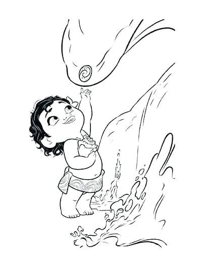 Moana Coloring Pages 400x529 Moana Coloring Pages