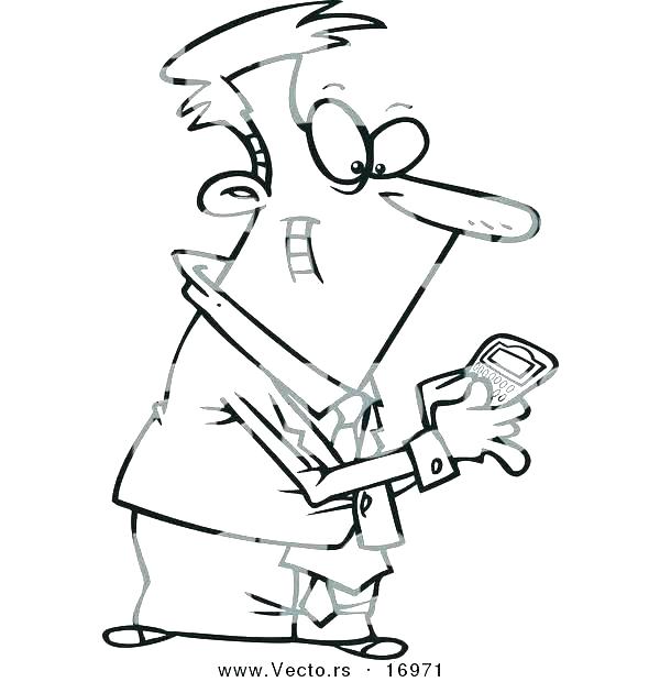 600x620 Megaphone Coloring Page Cell Phone Coloring Pages Phone Coloring