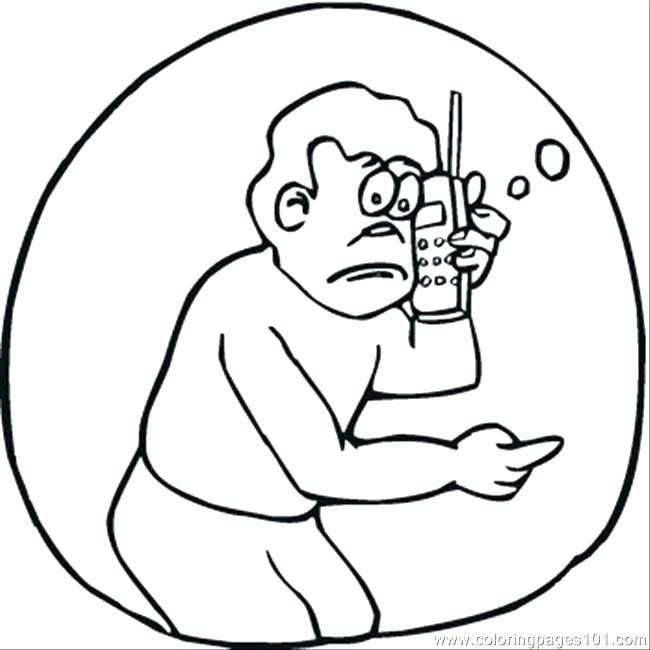 650x650 Mobile Coloring Pages Cell Phone Coloring Page Cell Phone Coloring