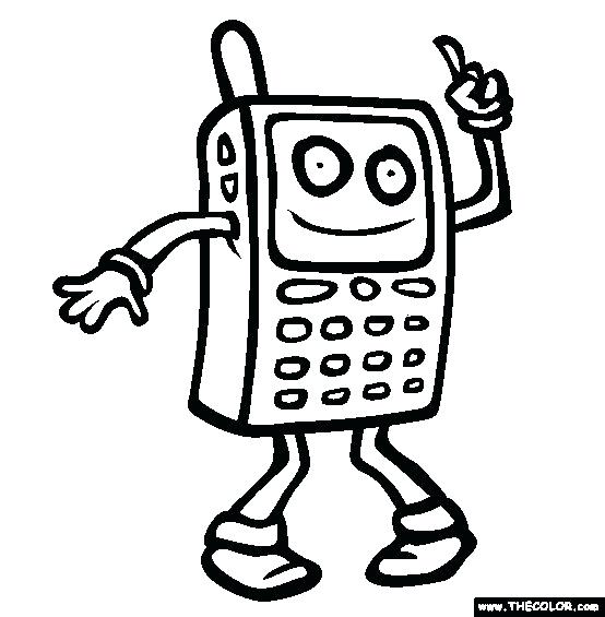 Cell Phone Coloring Page Cell Phone Coloring Pages Mobile Phone 554x565 Cell Phone Coloring Page Cell Phone Coloring Pages Mobile Phone