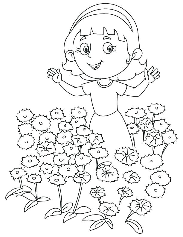 612x792 Mockingbird Coloring Page Garden Coloring Pages Girl In