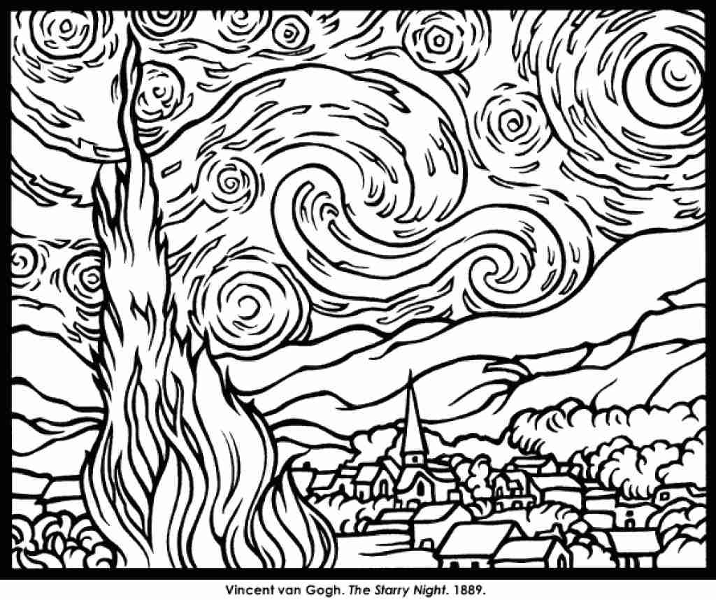 Dorable Modern Art Coloring Pages Image Collection 1024x858 Dorable Modern Art Coloring Pages Image Collection