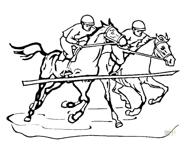 Horse Color Page Click The Race Horse Coloring Pages To View 750x585 Horse Color Page Click The Race Horse Coloring Pages To View