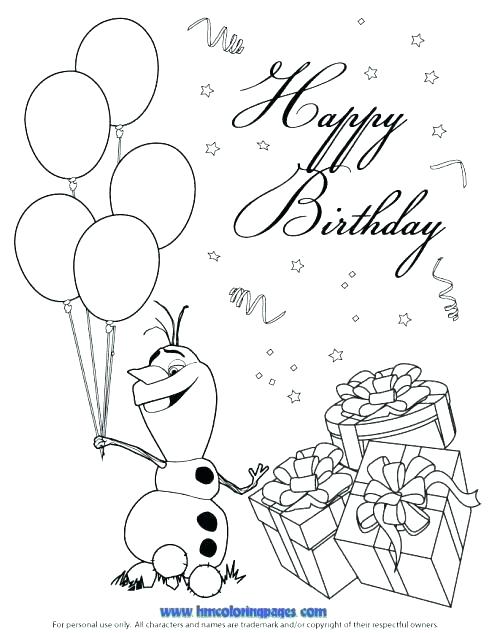 489x633 Happy Birthday Coloring Pictures Happy Birthday Coloring Page