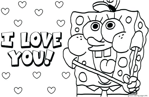 618x403 I Love You Mom Coloring Pages Printable To Print Free Happy
