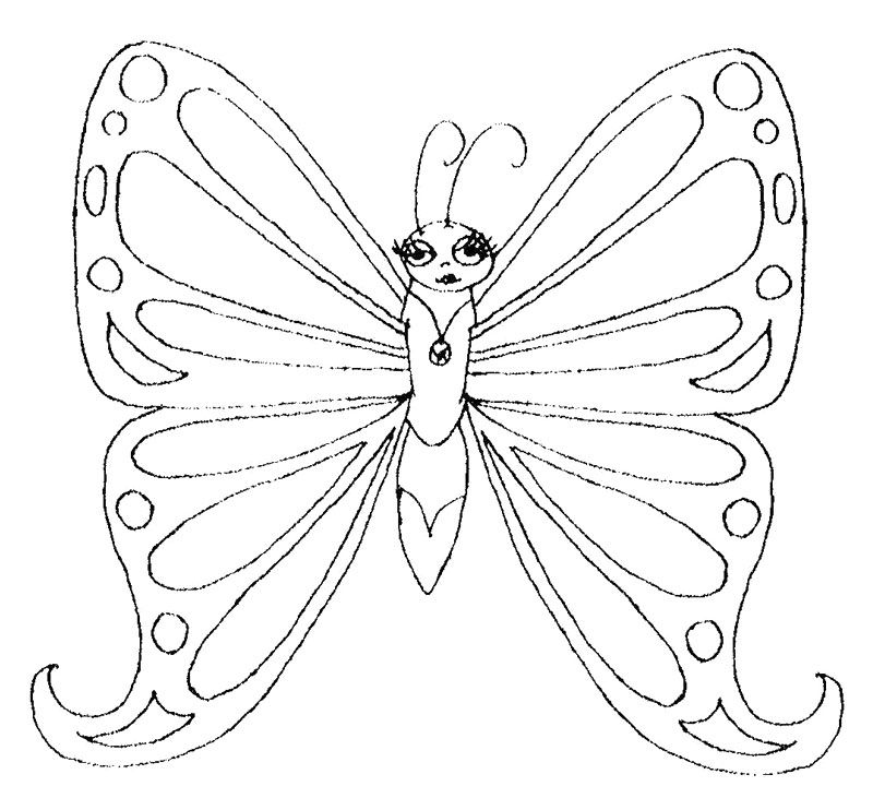 800x742 Monarch Butterfly Coloring Page Art Printouts
