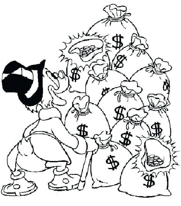 Coloring Pages Money 600x682 Coloring Pages Money