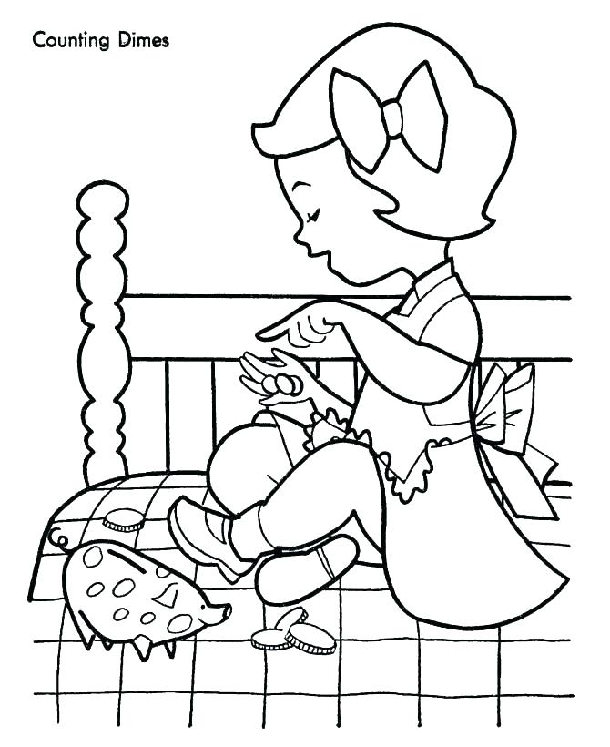 Coloring Pages Money 670x820 Coloring Pages Money